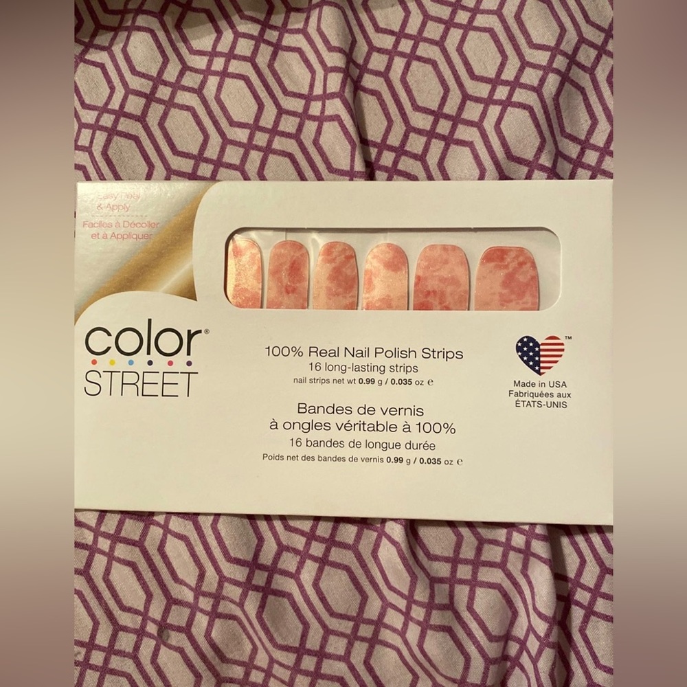 ColorStreet NailPolish Strips “Blushing Rose Quartz”